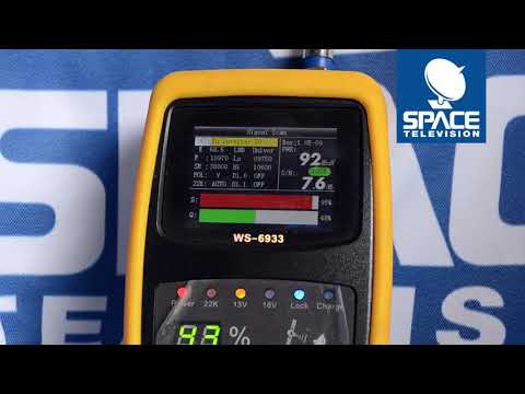 What to expect when aligning a universal LNB on the Satlink WS6933