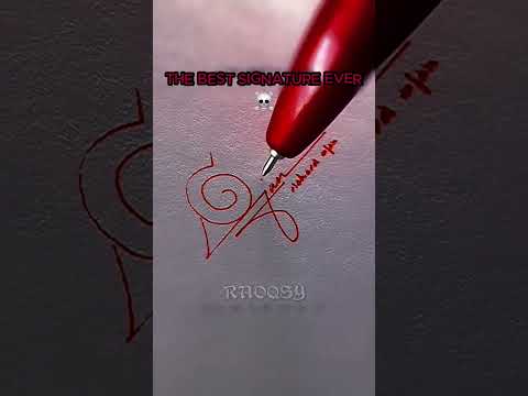 The best signature # shorts # art of signatures # YouTube
