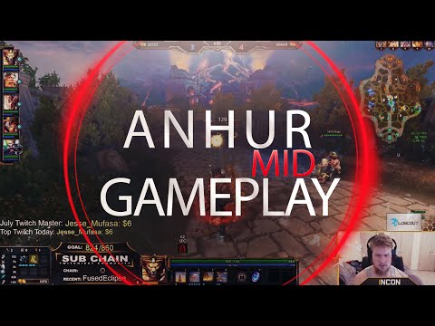 ANHUR MID: HARDEST COME BACK GAME - Incon - Smite