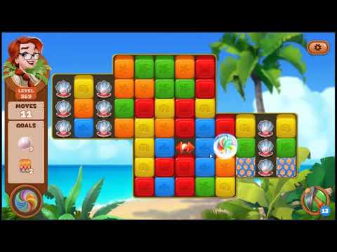 Lost Island Blast Adventure Level 869 - NO BOOSTERS 🏝️ | SKILLGAMING ✔️