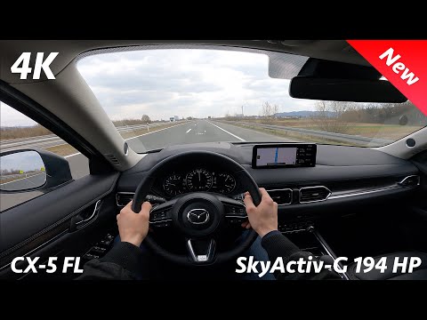 Mazda CX-5 FL 2022 - POV test drive & review 4K | 2.5 SkyActiv-G 194 HP 8AT, Acceleration 0-100 km/h