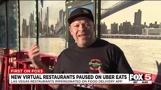 New virtual restaurants in Las Vegas paused on Uber Eats
