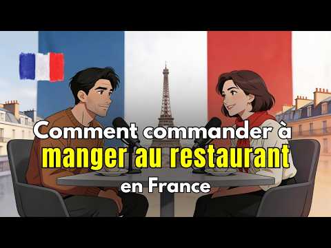 Ordering Food in French A1  Easy Restaurant Dialogue for Beginners 🇫🇷 #frenchpodcast