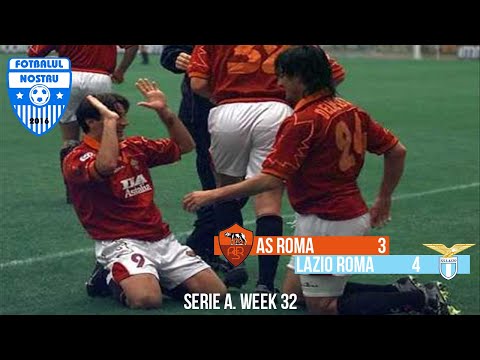 Classic Match: AS ROMA-LAZIO ROMA 4-1 (99/00). Serie A. Week 10