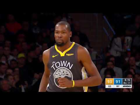 Kevin Durant Scores 25 Points in 4th Quarter, Warriors Vs Knicks