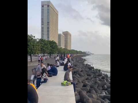 Mumbai marine drive #samundar #youtube short #Sudhir