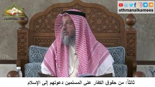 380/303 ثالثاً من حقوق الكفار على المسلمين دعوتهم الى الإسلام - شرح كتاب مختصر العقيدة مجزء