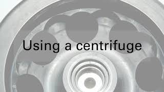 Using and balancing a centrifuge with an embedded quiz