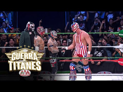 Rey Mysterio & Rey Fenix vs. El Grande Americano & Dominik Mysterio: AAA Guerra de Titanes 2025