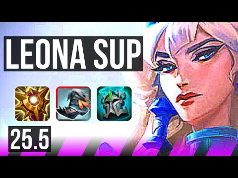 LEONA & Ezreal vs YUUMI & Tristana (SUP) | KR Grandmaster | 25.5