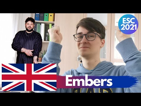 🇬🇧 Embers - James Newman Reaction // United Kingdom Eurovision 2021 🇬🇧