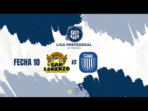PREFEDERAL CORRIENTES 2025 - SAN LORENZO VS ALVEAR - FECHA 10