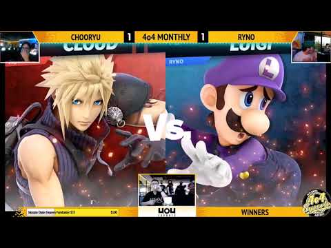 SSBU - 4o4 Smash Monthly - VILE| chooryu (Cloud) vs RYNO (Luigi) - Winners Round 3