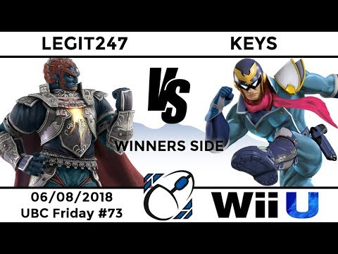 UBC Friday #73: WR2 - Legit247 (Ganondorf, Cloud) vs Keys (Captain Falcon, Cloud)