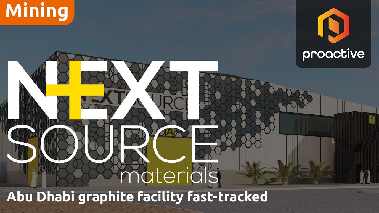 NextSource Materials CEO on investor tour of UAE Battery Anode Facility and next steps