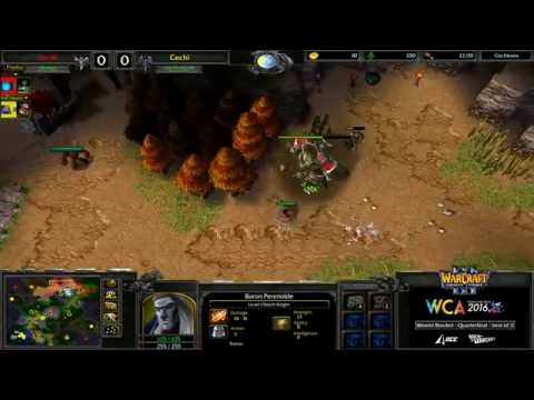 (EN) WCA 2016 EU Warcraft III [N] Sonik vs. Cechi [U] - Quaterfinal