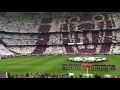 This was the atmosphere of the bernabeu before Real - Atletico game