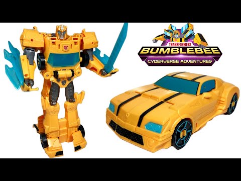 Transformers Roll and Change Bumblebee! Cyberverse Adventures Dinobots Unite Huge Transformer!