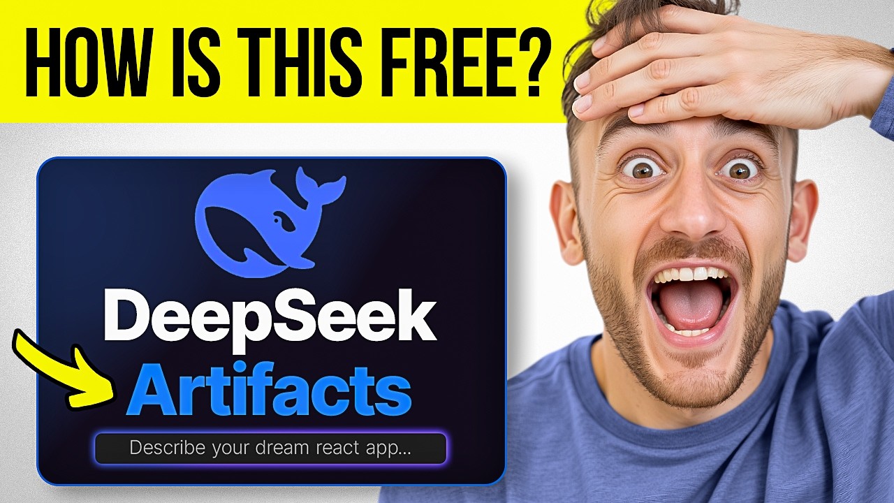 NEW DeepSeek Artifacts: FREE AI Coder BEATS Bolt.new?