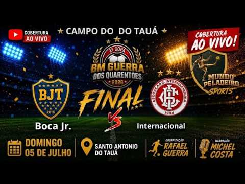 copa BM Guerra 40tão de santo Antônio do Tauá  Boca Jr. vs Internacional