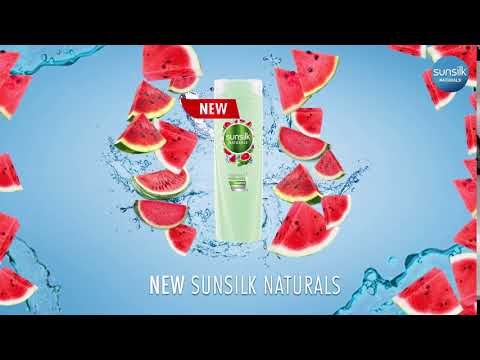 All New Natural Ingredients, Now in Sunsilk Watermelon Freshness!