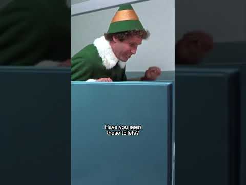 ELF MOVIE  - What about when Buddy speaks about how ginormous the toilets are.  #shorts