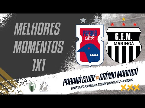 MELHORES MOMENTOS PARANÁ CLUBE x GRÊMIO MARINGÁ