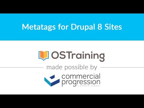 Lesson 1 Introduction to the Drupal 8 Search Optimization Class