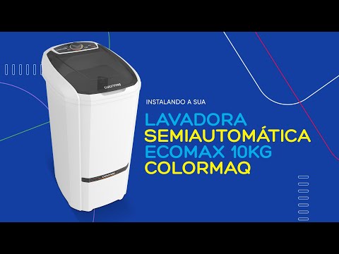 Video thumbnail of Lavadora Lcs Semiautomática 10kg Colormaq