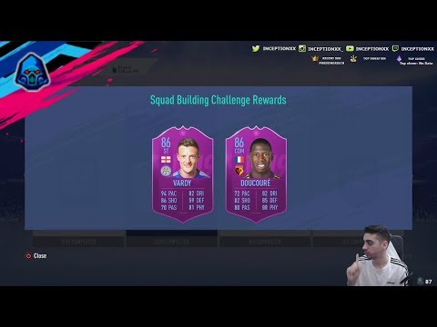 PREMIER LEAGUE SBC 86 DOUCOURE & 86 VARDY - IN-GAME STATS REVIEW - FIFA 19 ULTIMATE TEAM