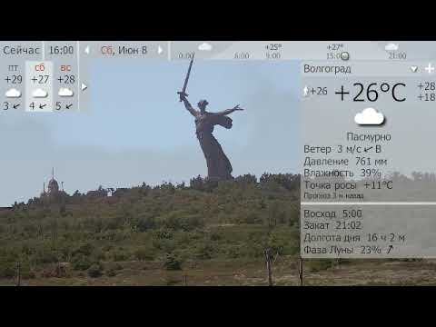 #Погода. Волгоград. 7-10 июня 19 г.