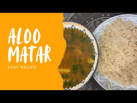10 minute aloo matar quick recipe#food #cooking #recipe 