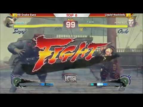 Defend the North 2015 - USF4 - Top 8 - RB Snake Eyez (Zangief) vs Liquid Nuckledu (Guile)