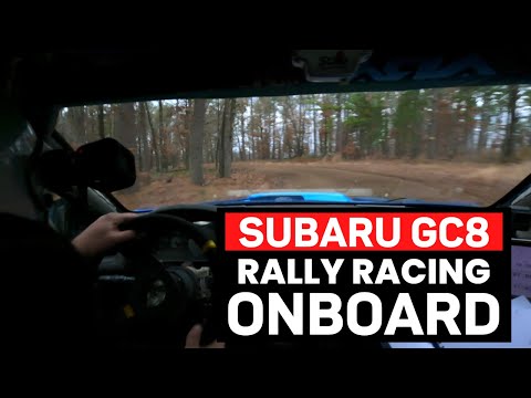 Onboard Subaru GC8 Rally Car Racing With @CameronAlford  | Show Me Rally 2022 SS7