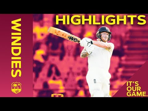 Buttler and Stokes Lead England Fightback |  Windies vs England 3rd Test Day 1 2019 - Highlights