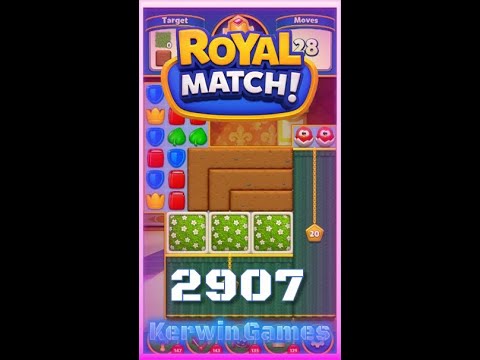 Royal Match Level 2907 - No Boosters Gameplay