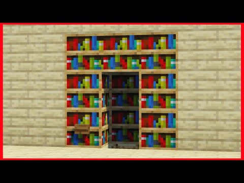 Minecraft: Come fare un passaggio segreto in una libreria!