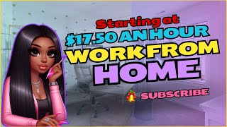 $17.31 Hourly / Three Positions / One Company Work from Home APPLY TODAY (VXI)