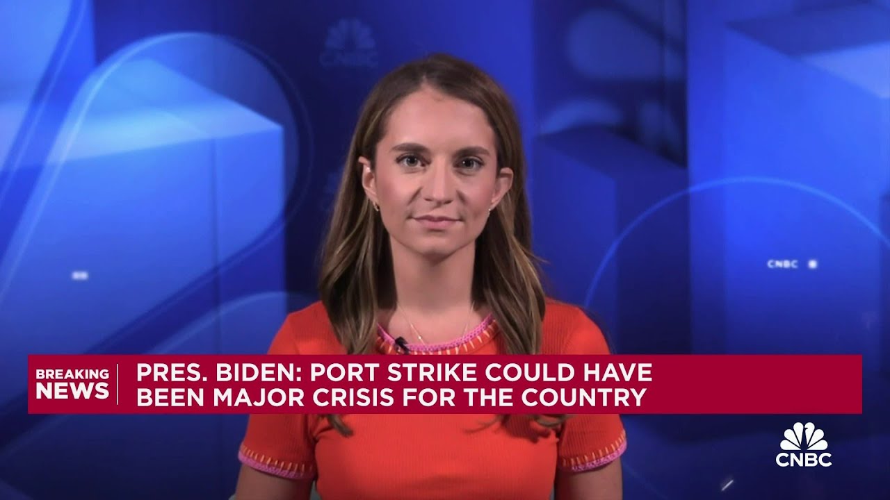 Pres. Biden: Port strike could have been major crisis for the country