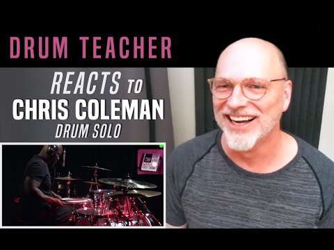 Drum Teacher Reacts to Chris Coleman - Drum Solo