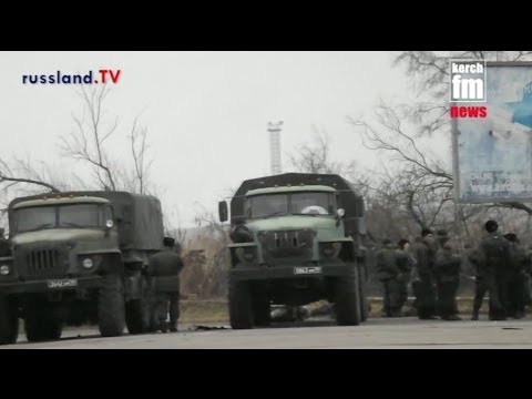Krim: Militärkonvois und Angriffsangst [Video]