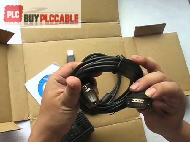 Vídeo relacionado con Cable de programación industrial con USB a puerto serie conversión y estado del transceptor para controlador Siemens modelo 6ED1 057-1AA01-0BA0