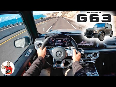 Thumbnail for The 2022 Mercedes-AMG G63 is a 577-HP Intimidation Tactic (POV Drive Review) by Mercedes-AMG, SEAT, Car