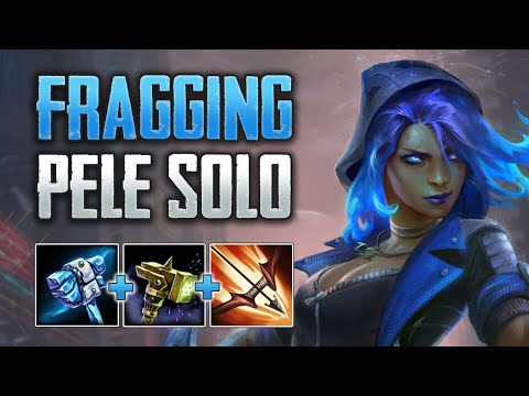 FROSTFORGED PELE IS NASTY! Pele Solo Gameplay (SMITE Conquest)