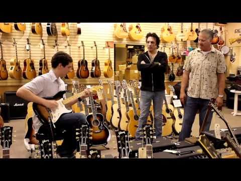 Paul Stanley from Kiss at Norman's Rare Guitars