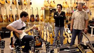 Paul Stanley from Kiss at Norman's Rare Guitars