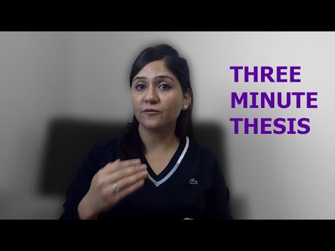 Three Minute Thesis (3MT) 2020 - Sadaf Taimur