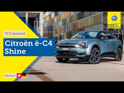 TCS Autotest - Citroën ë-C4 - Kompletter Fahrbericht 2021