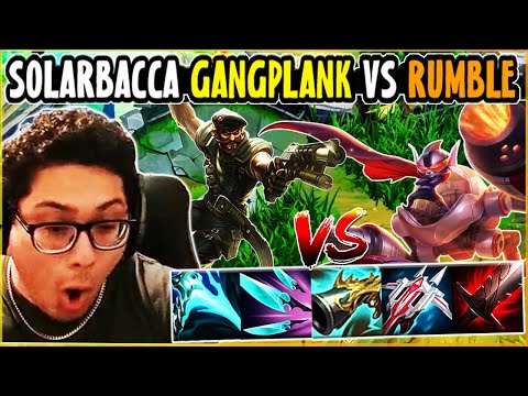 SOLARBACCA Gangplank Vs Rumble Top - NA Challenger - Patch 14.4