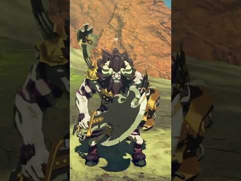 Fighting a SILVER Lynel in Botw